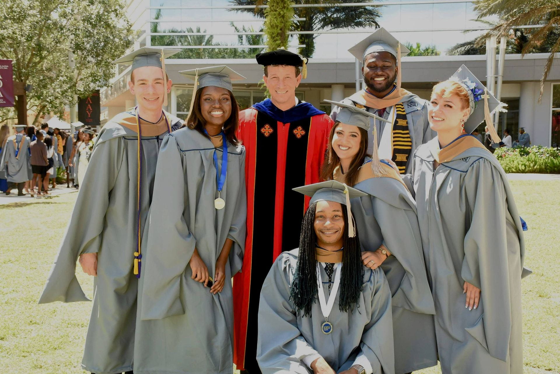 Graduation photo of NSU MBA PI Graduates Class of 2022